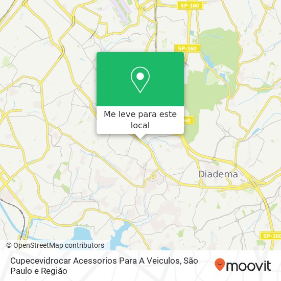 Cupecevidrocar Acessorios Para A Veiculos, Avenida Cupecê, 4079 Cidade Ademar São Paulo-SP 04365-001 mapa