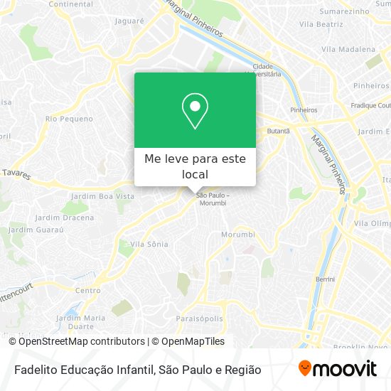 Fadelito Educação Infantil mapa