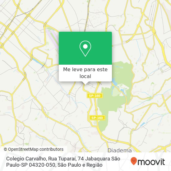 Colegio Carvalho, Rua Tuparaí, 74 Jabaquara São Paulo-SP 04320-050 mapa