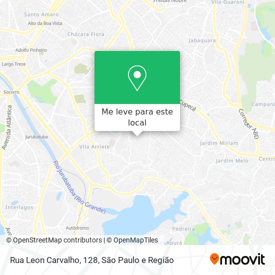 Rua Leon Carvalho, 128 mapa