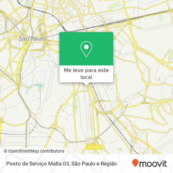 Posto de Serviço Malta 03, Rua Cônego Januário Ipiranga São Paulo-SP 04201-050 mapa
