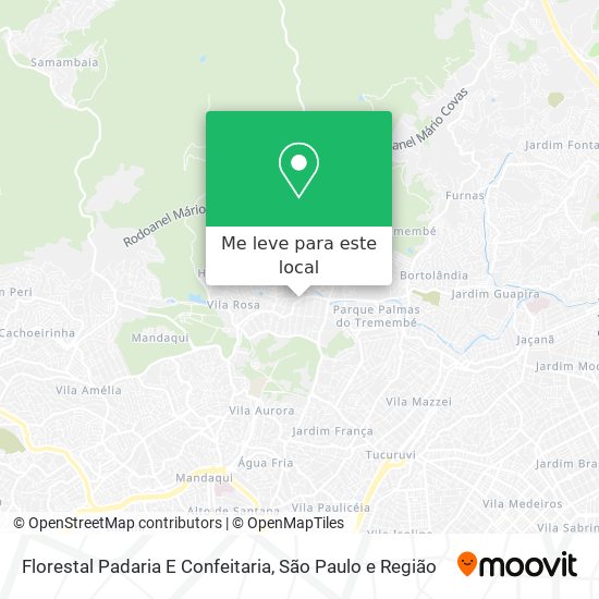 Florestal Padaria E Confeitaria mapa
