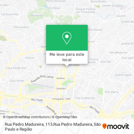Rua Pedro Madureira, 113,Rua Pedro Madureira mapa