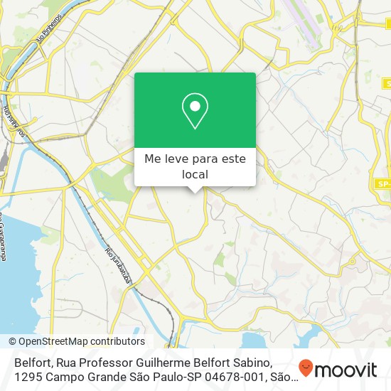 Belfort, Rua Professor Guilherme Belfort Sabino, 1295 Campo Grande São Paulo-SP 04678-001 mapa