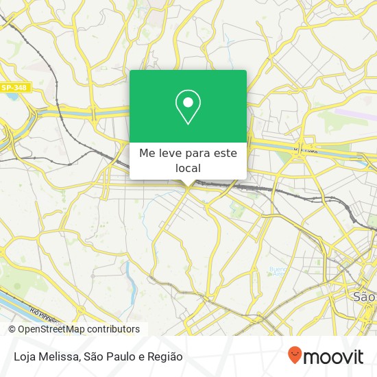 Loja Melissa mapa