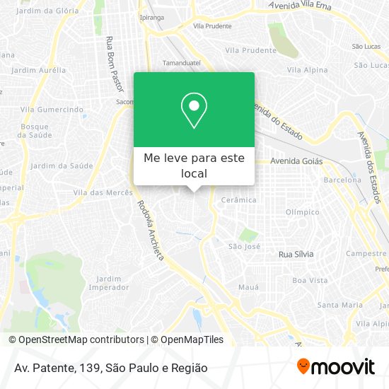 Av. Patente, 139 mapa