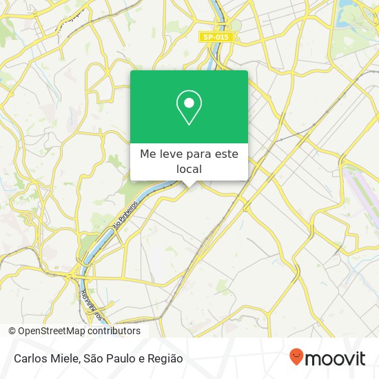 Carlos Miele, Avenida Doutor Chucri Zaidan Santo Amaro São Paulo-SP 04583-110 mapa