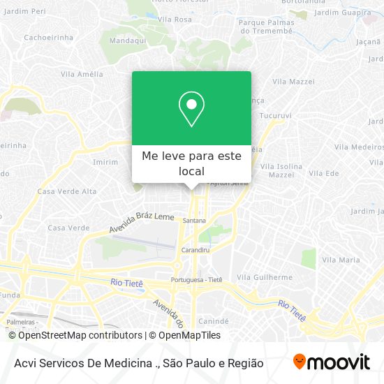 Acvi Servicos De Medicina . mapa
