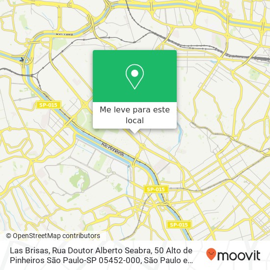 Las Brisas, Rua Doutor Alberto Seabra, 50 Alto de Pinheiros São Paulo-SP 05452-000 mapa