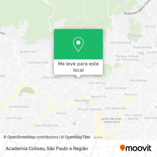 Academia Coliseu mapa