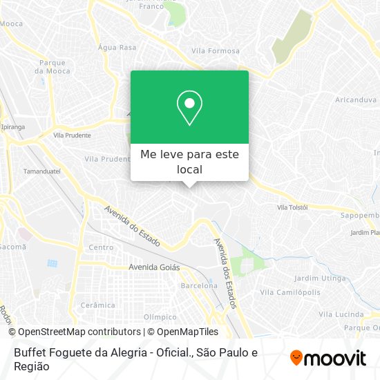 Buffet Foguete da Alegria - Oficial. mapa