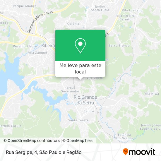 Rua Sergipe, 4 mapa