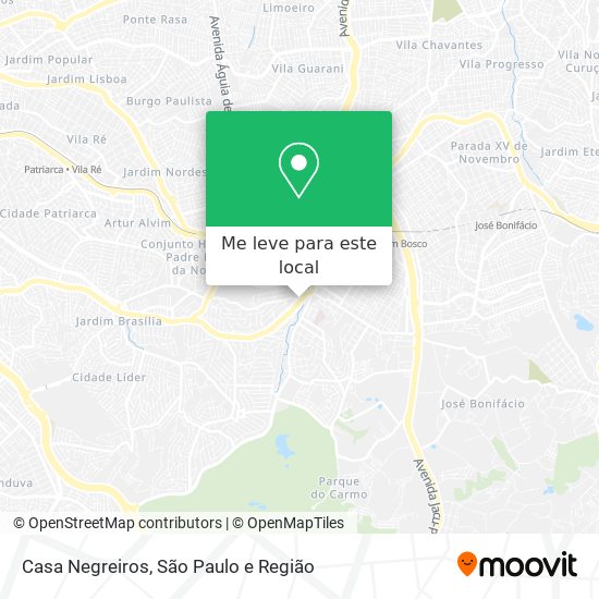 Casa Negreiros mapa