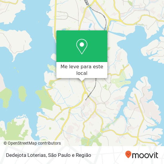Dedejota Loterias, Avenida Senador Teotônio Vilela, 3064 Cidade Dutra São Paulo-SP 04801-000 mapa
