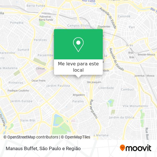 Manaus Buffet mapa