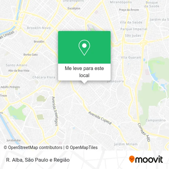 R. Alba mapa