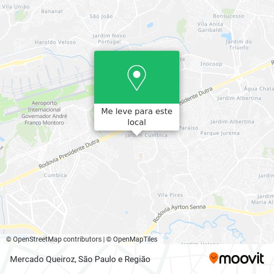 Mercado Queiroz mapa