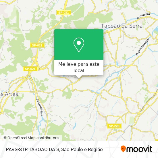 PAVS-STR TABOAO DA S mapa
