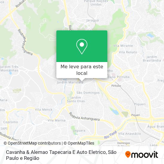 Cavanha & Alemao Tapecaria E Auto Eletrico mapa