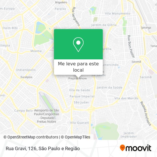 Rua Gravi, 126 mapa