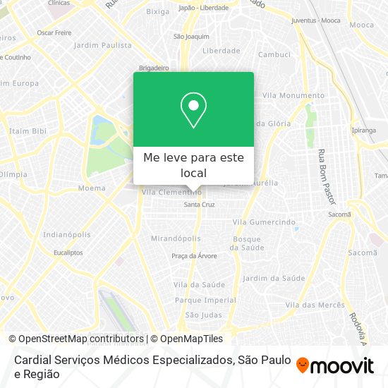 Cardial Serviços Médicos Especializados mapa