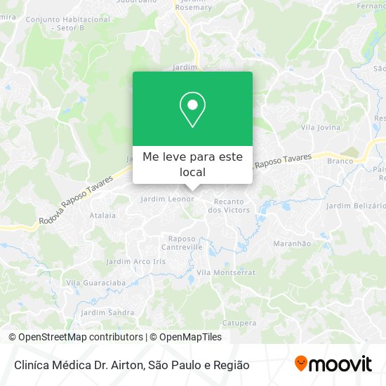 Cliníca Médica Dr. Airton mapa