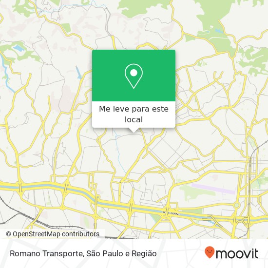 Romano Transporte, Rua Professor Dario Ribeiro, 1327 Casa Verde São Paulo-SP 02559-000 mapa