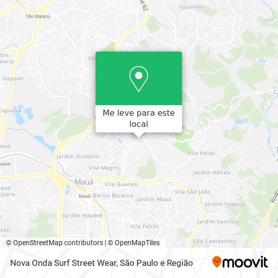 Nova Onda Surf Street Wear mapa