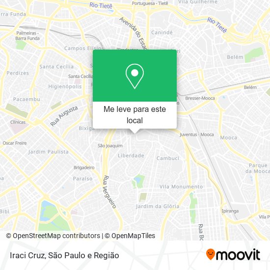 Iraci Cruz mapa