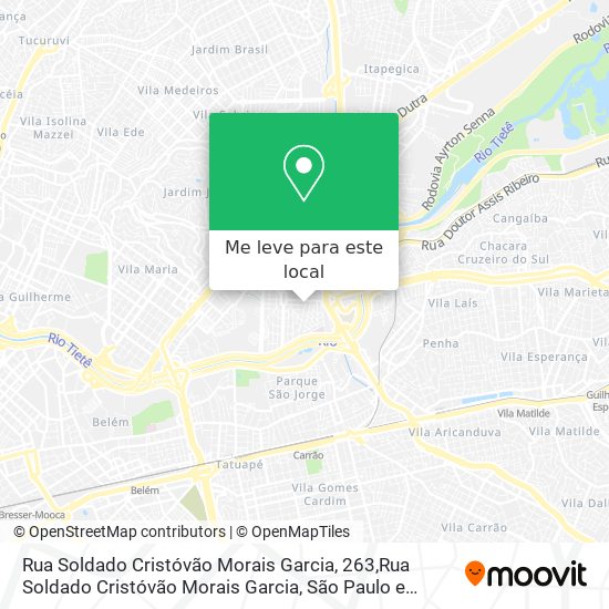 Rua Soldado Cristóvão Morais Garcia, 263,Rua Soldado Cristóvão Morais Garcia mapa