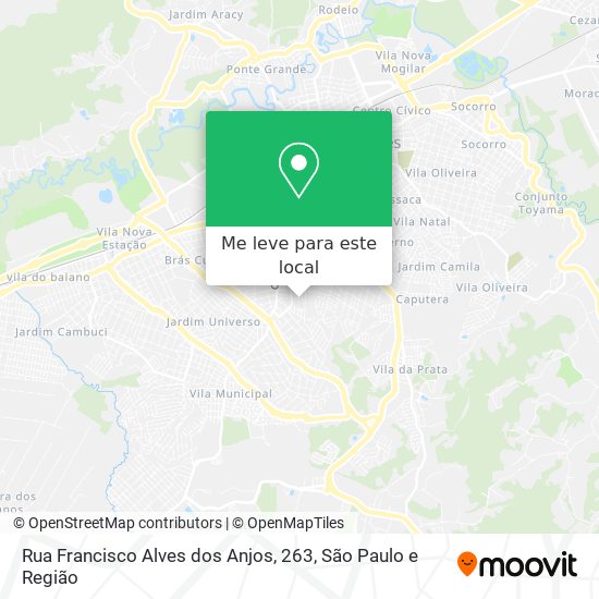 Rua Francisco Alves dos Anjos, 263 mapa