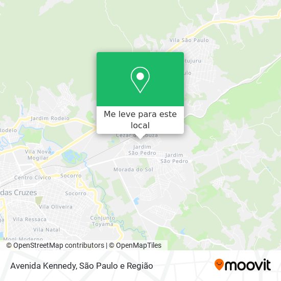 Avenida Kennedy mapa