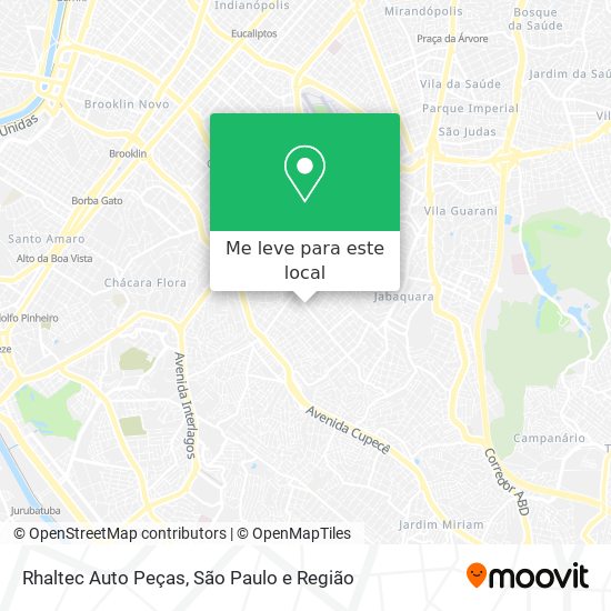 Rhaltec Auto Peças mapa