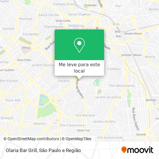 Olaria Bar Grill mapa