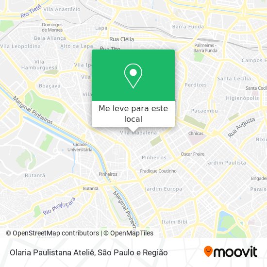 Olaria Paulistana Ateliê mapa