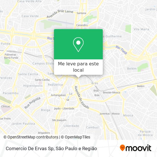 Comercio De Ervas Sp mapa