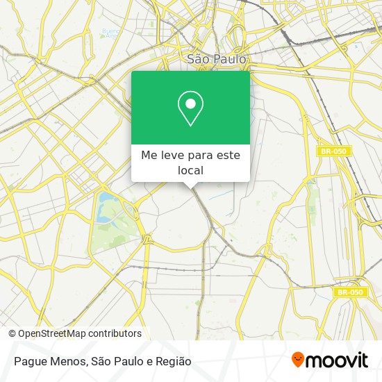 Pague Menos mapa