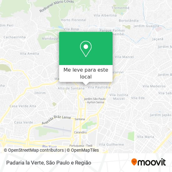 Padaria la Verte mapa