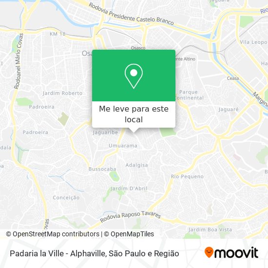 Padaria la Ville - Alphaville mapa