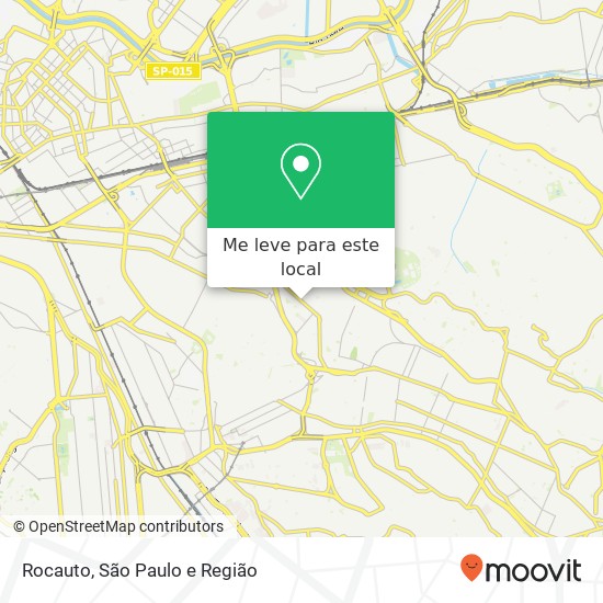 Rocauto, Rua Pico Negro Água Rasa São Paulo-SP 03346-100 mapa