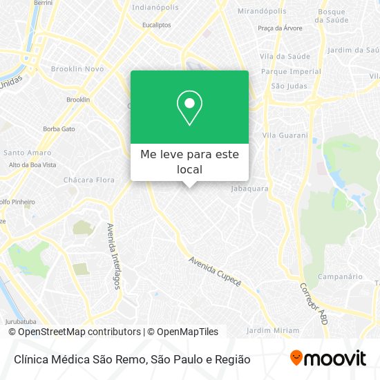 Clínica Médica São Remo mapa