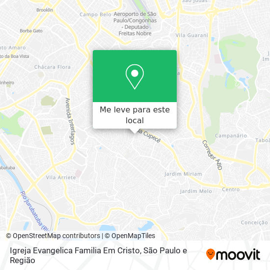 Igreja Evangelica Familia Em Cristo mapa