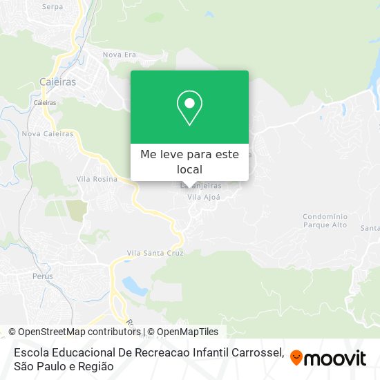 Escola Educacional De Recreacao Infantil Carrossel mapa