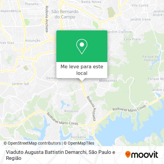 Viaduto Augusta Battistin Demarchi mapa