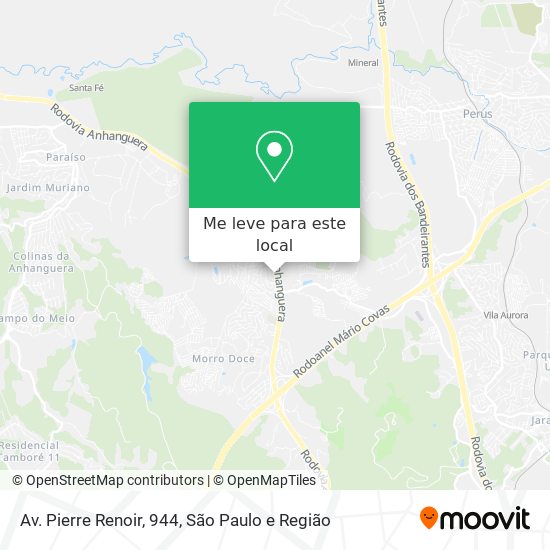 Av. Pierre Renoir, 944 mapa