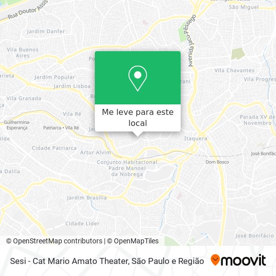 Sesi - Cat Mario Amato Theater mapa