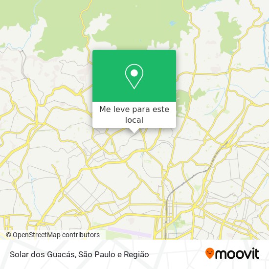 Solar dos Guacás mapa