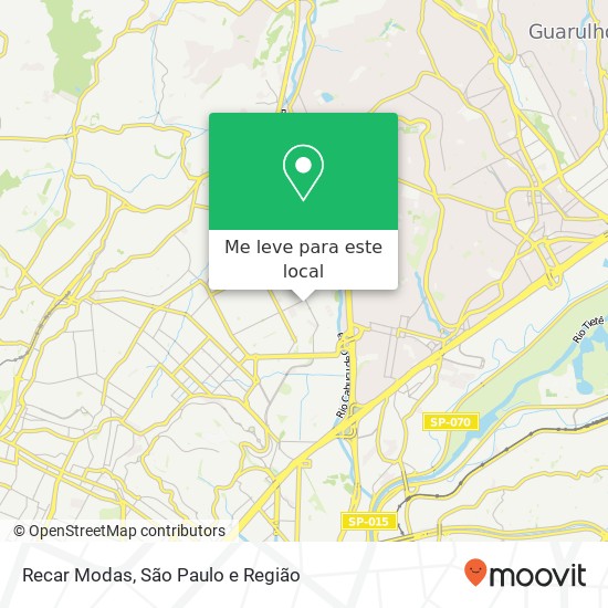 Recar Modas, Travessa João Baptista Domingues, 21 Vila Medeiros São Paulo-SP 02234-110 mapa