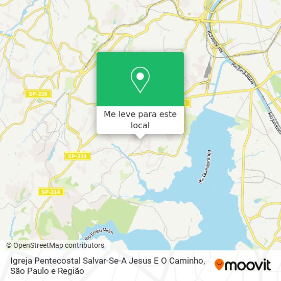 Igreja Pentecostal Salvar-Se-A Jesus E O Caminho mapa