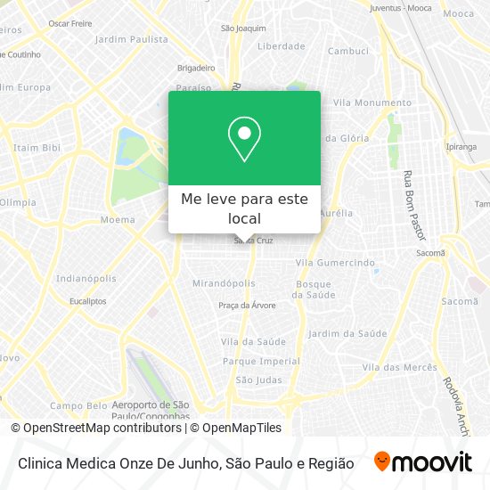 Clinica Medica Onze De Junho mapa